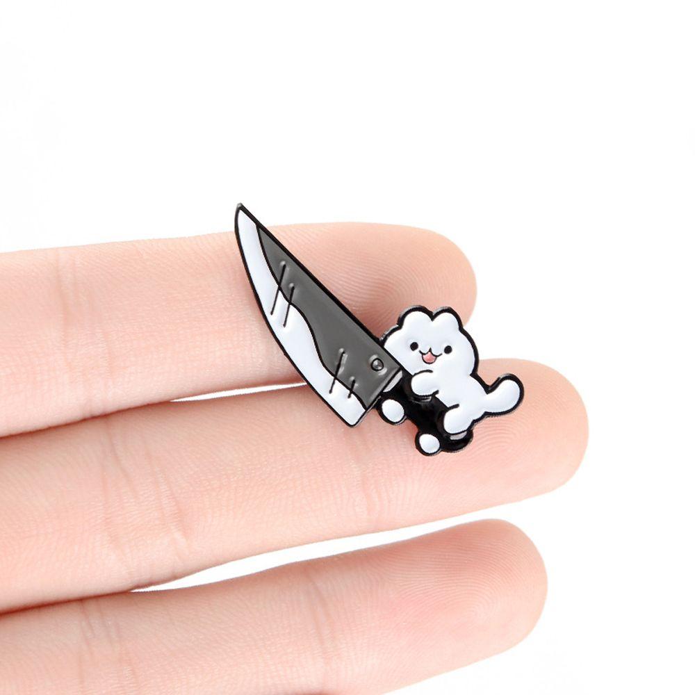 

Аксессуары Мальчики Сплав Выпечка Краска Женщины Брошь Кошка Брошь Белый Гусь Значок Корейский стиль