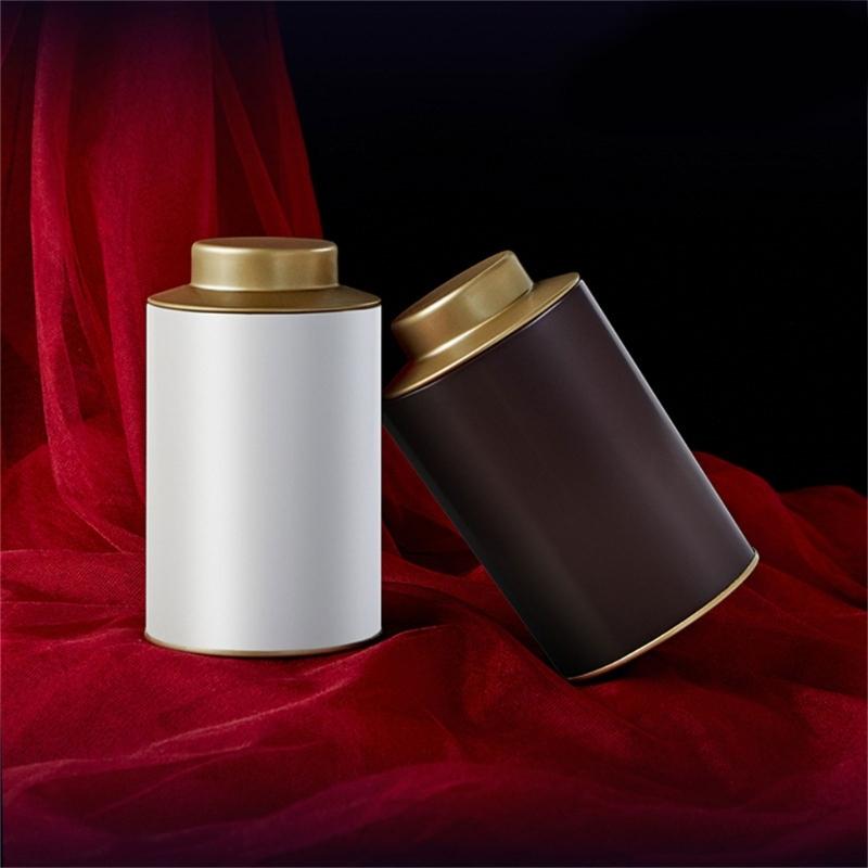 Portable Empty Tea Tin Can Reusable Tea Containers Travel Small Tea Packagings Box Vintage Tea Sealed Jar Easy To Use