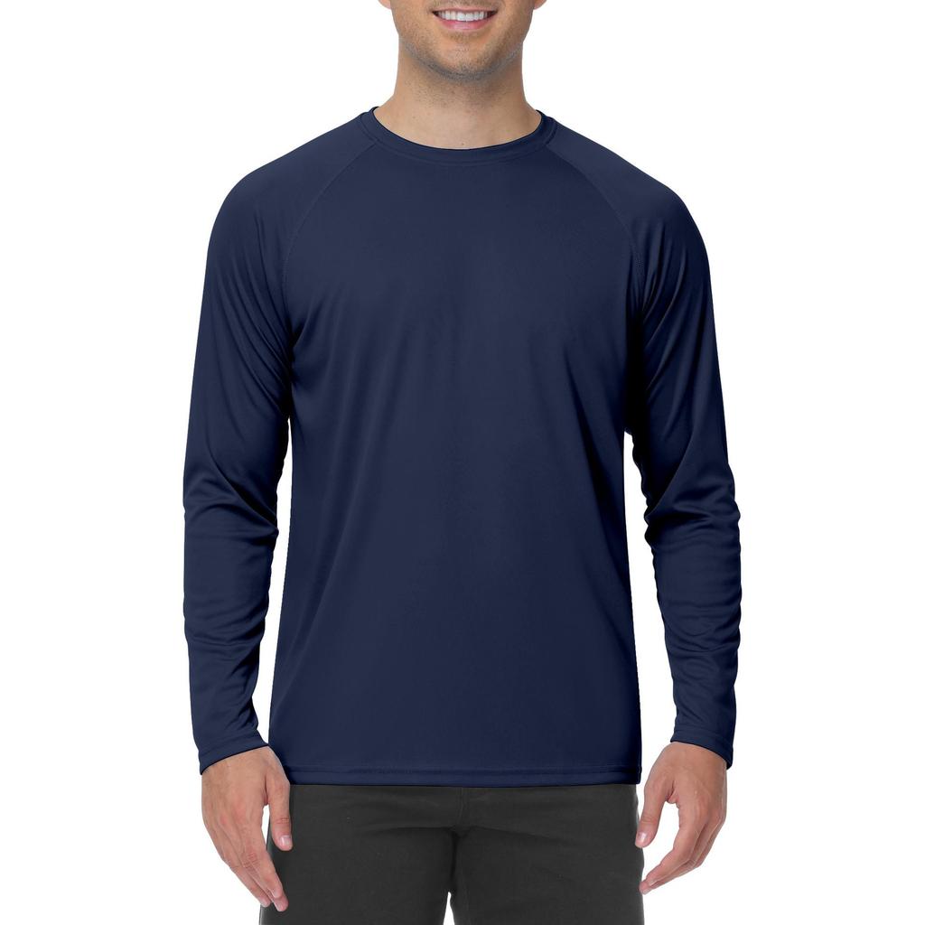 Men's Sun Protection Shirts Spring Summer UPF 50+ Long Sleeve Quick Dry Men Shirts Breathable Hiking Fish Performance Tops UV-Proof