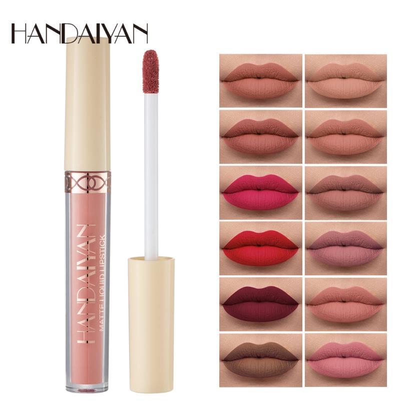 Girl Cosmetics Lip Gloss 12 Color Lip Gloss Set Non-stick Matte Lip Gloss Gift Box Rouge