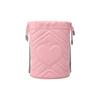 Gucci GG Marmont Pink Quilted Leather Mini Bucket Bag, Women's Drawstring Closure Crossbody Pouch for Daily Party Shopping 575163-DTDRP-5815