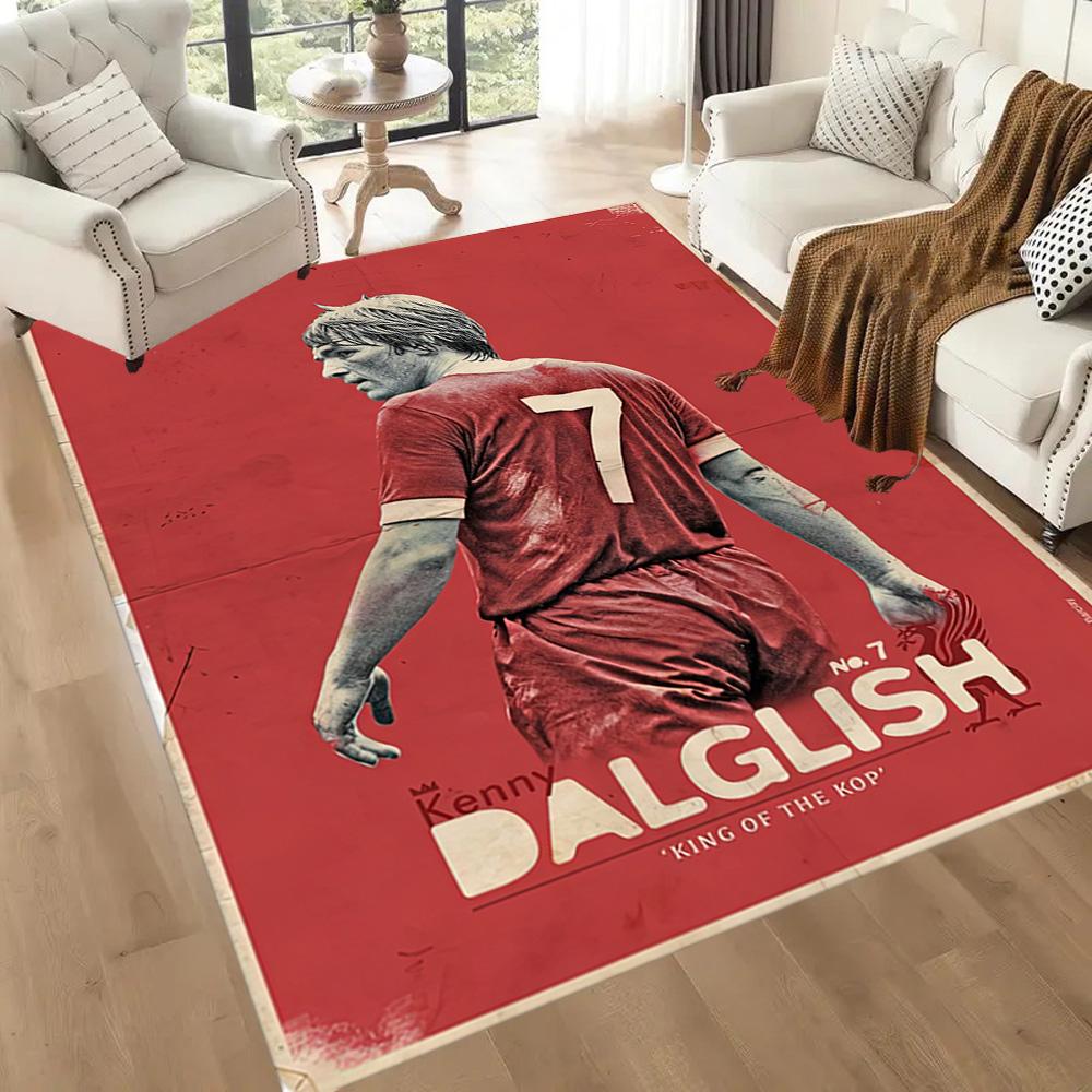 Liverpool Football Club Floor Mat Design For Game Room Hallway Balcony Playrooms Antislip Rug Office Home Decor