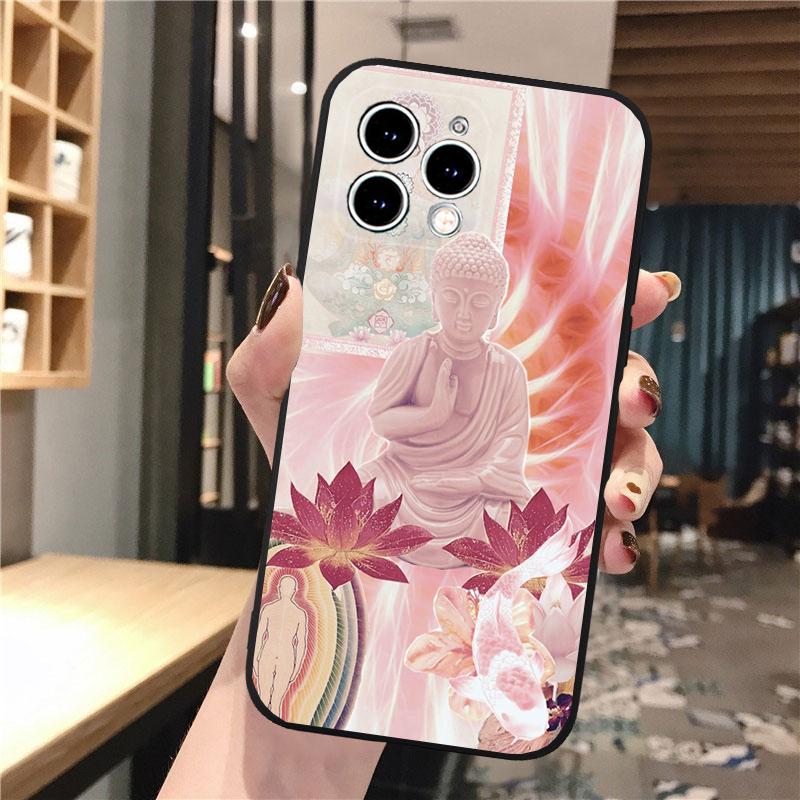 Phone Case For iphone 17 Pro Max 17 Pro Air 16 15 14 13 Pro Max 15 16 Pro 15Plus buddha