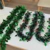 2PCS Reusable 2M Christmas Garland DIY Pendant Prop Tinsel Garland Shiny Tinsel Adjustable Xmas Tree Ornaments Christmas Tree