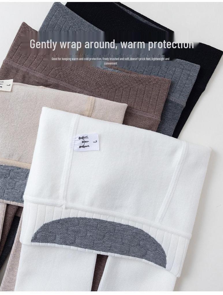 Fleece-lined Kids' Pantyhose & Leggings, Non-slip Dance Socks, and Bodysuits for Spring & Autumn.