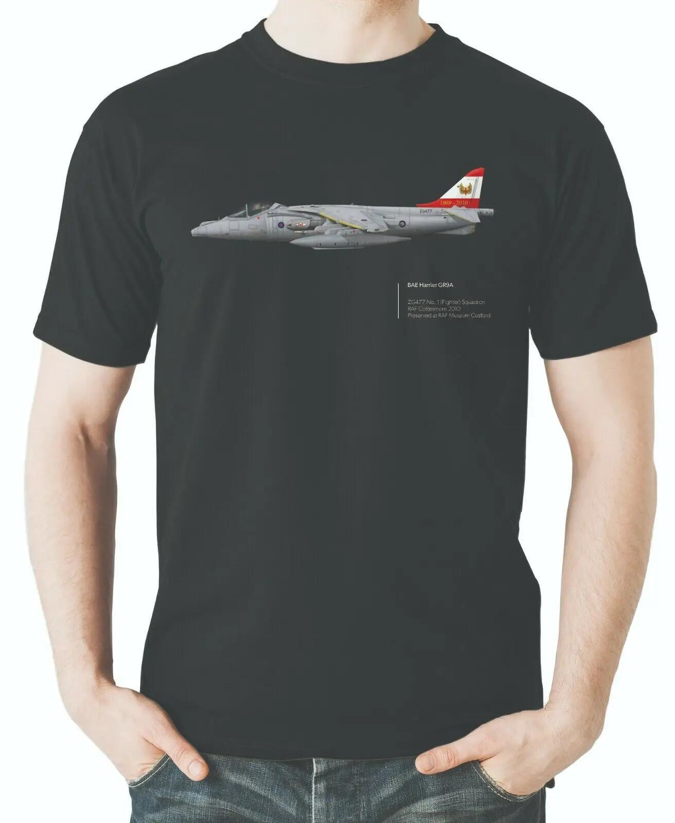 

RAF Harrier GR9A Fighter Aircraft TShirt Summer Cotton Short Sleeve ONeck Mens T Shirt New S3XL S