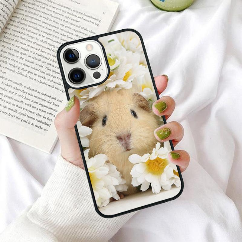

Guinea Pig Hamster Cute Phone Case for iPhone 17 Air 16 Coque 15 14 12 13 PLUS 11 PRO MAX Back Cover Fundas Shell iPhone 11pro max