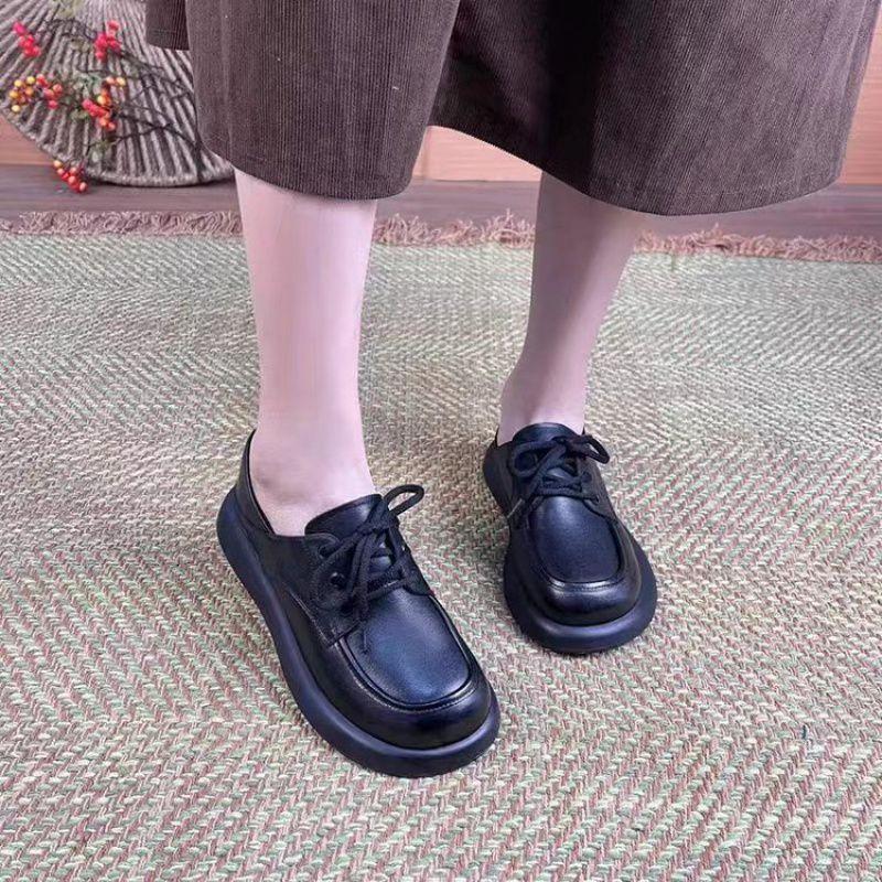 

Повседневные туфли 2024 года, новые туфли на плоской подошве со шнуровкой, повседневные туфли из вулканизированной кожи для женщин, роскошные туфли Zapatos De Mujer 40 чёрный