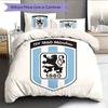 M60 Bedding Quilt Set Quilt Cover Pillowcase Home Decoration Birthday Gift (1 * duvet cover + 2 * pillowcase, without core)