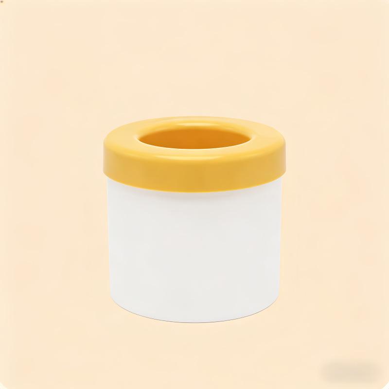 Silicone Ice Cube Tray - Easy Release, Quick Freeze, Round Ice Ball Mold for DIY Ice Cubes 60g лимонно-желтый
