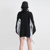 European High-End Denim Patchwork Knit Lazy Sweater, Autumn/Winter 2026 Collection