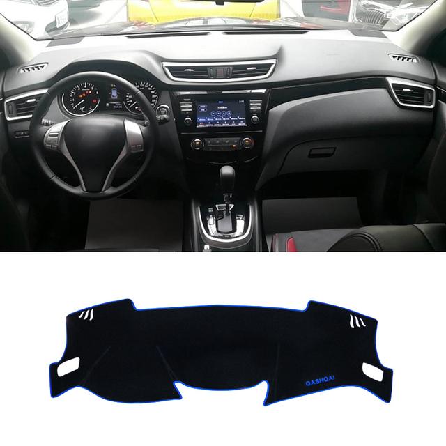 Car Dashboard Avoid Light Sun Shade Pad Cover Mat Carpets Anti-UV For  Qashqai J11 2014-2017 2018 2019 2020 Accessories