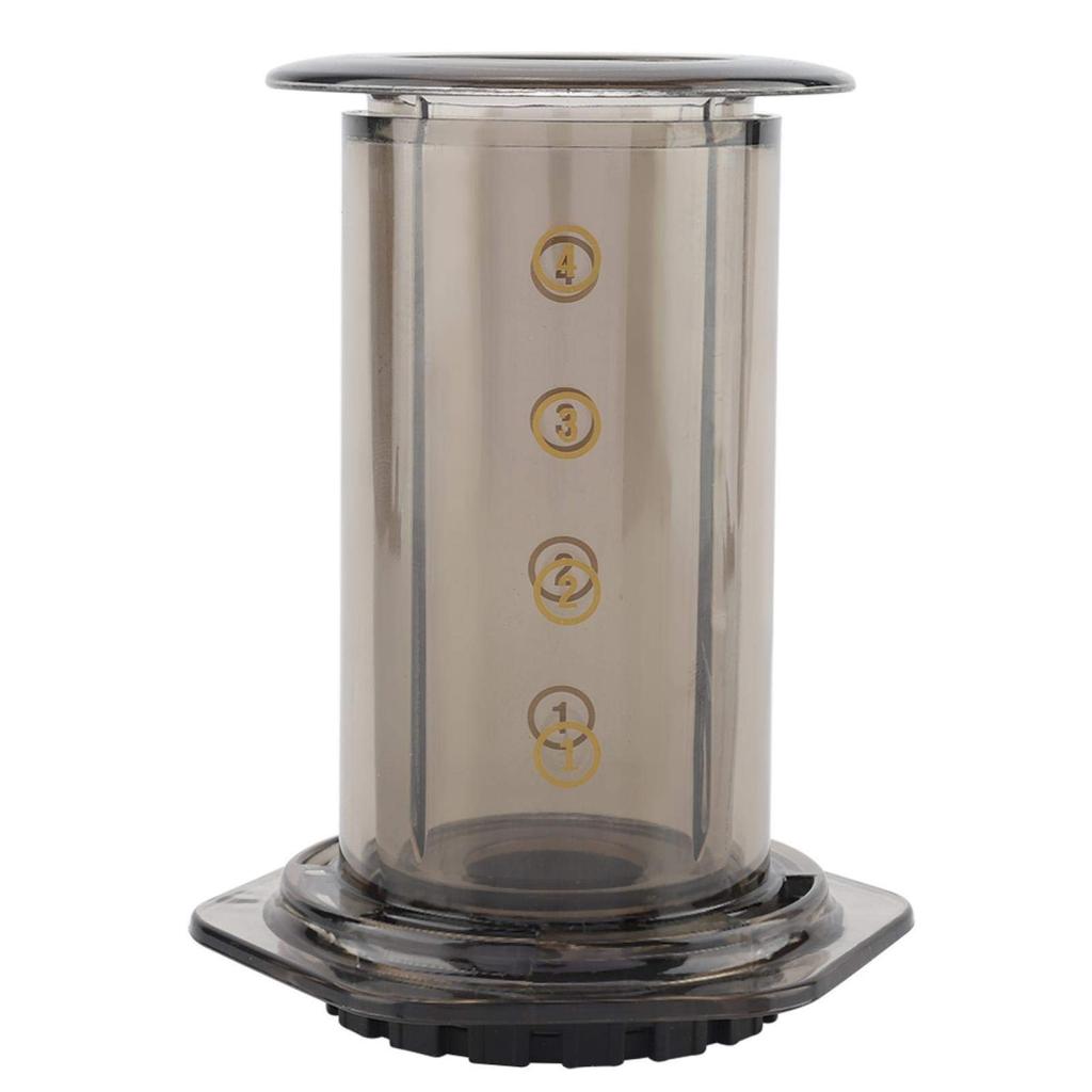 Asixxsix Aeropress Kaffee- und Espresso-Espresso-Kaffeemaschinen-Set, Mini-Mühle mit Filterpapier zur schnellen Zubereitung köstlicher Kaffees, Maschine