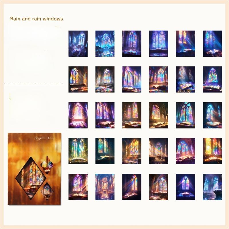 30 Pcs Outdoor Landscape Material Paper Aesthetic Scenery Decor Scrapbooking Diary Album Collage Material Junk Journal Supplies