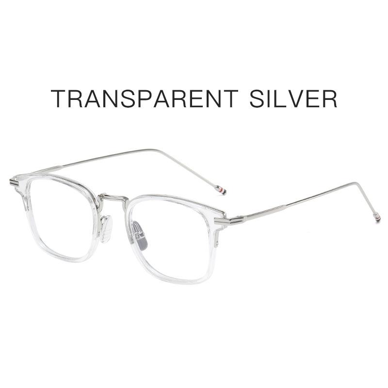 Prescription Glasses Fashion Men Women Anti-blue Light Myopia Eyewear Rectangle TR-90 Frame Office Accessory Eyeglasses