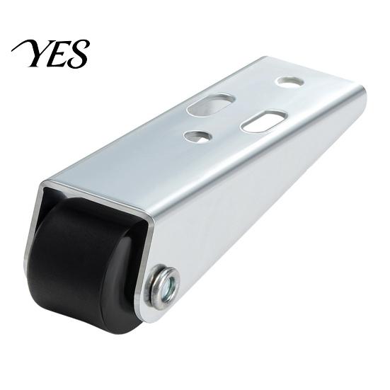 Side Mount Sliding Door Roller 4/8Pcs Vertical Track Wheel, Load-Bearing Anti-Sag Bottom Rollers, Dual Bearing Heavy Duty Guide for Wardrobe