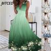 Abiti Casual Senza Maniche con Scollo a V per Estate e Primavera