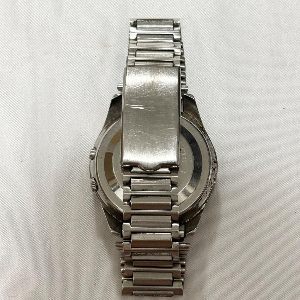 Used Free Shipping] SEIKO5 / Seiko 5 / Sportsmatic / Deluxe / Silver / Day-Date / Automatic Watch / Working Condition / Operational / Used Item