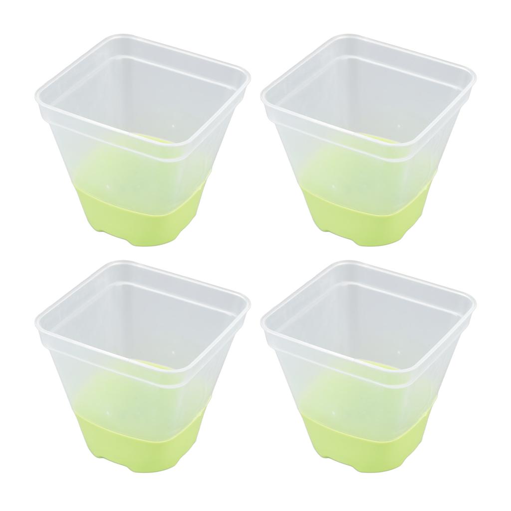 12 Stück Wiederverwendbarer Plastik-Anzuchttopf mit 12 Etiketten Drainagelöchern Weicher Silikonboden Blumenanzucht