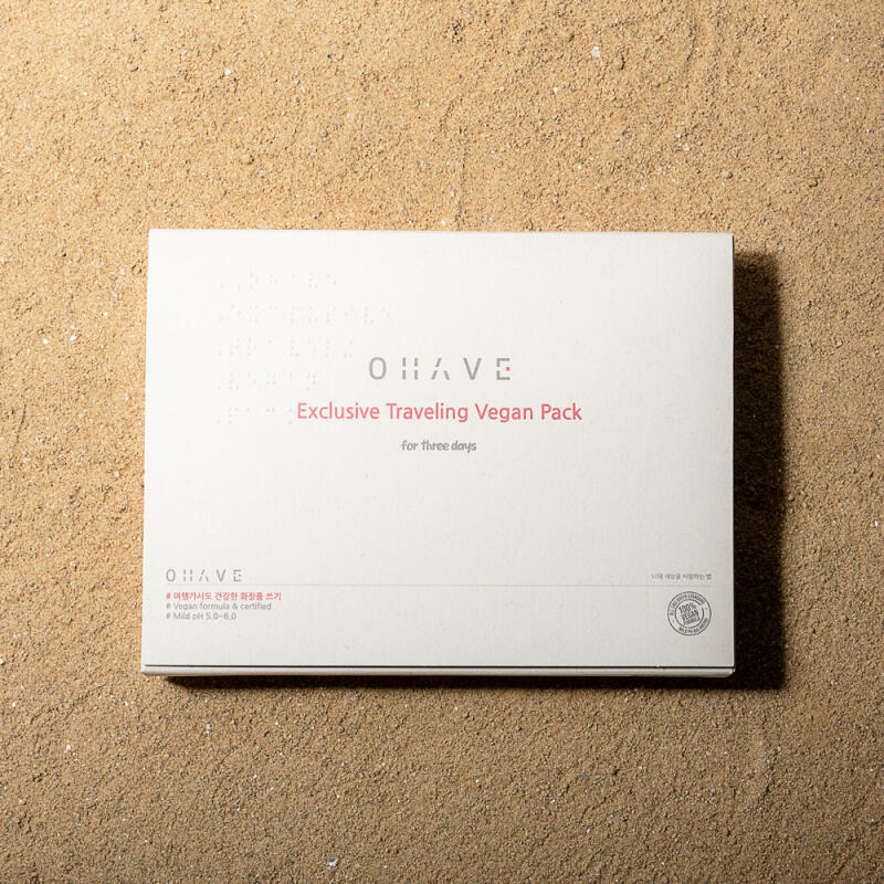 OHAVE Exklusives Reiseset Vegan 3-Tages-Vorrat