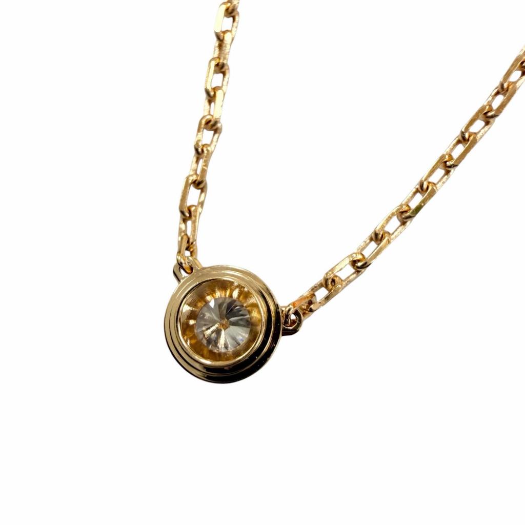 Great Cartier Necklace Damour SM Small Brilliant cut Pink gold 750 Used