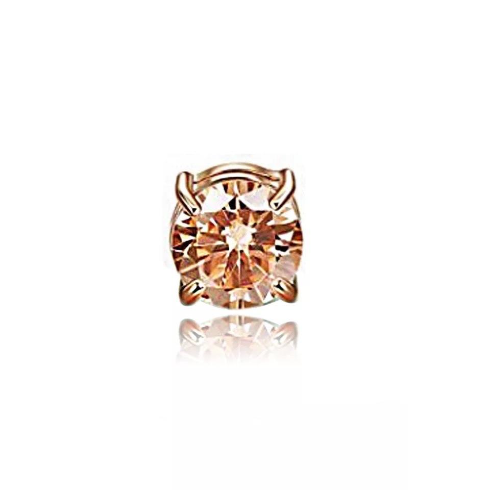 Zircon Magnet Ear Clips for Non-Pierced Ears - Unisex Stud Earrings