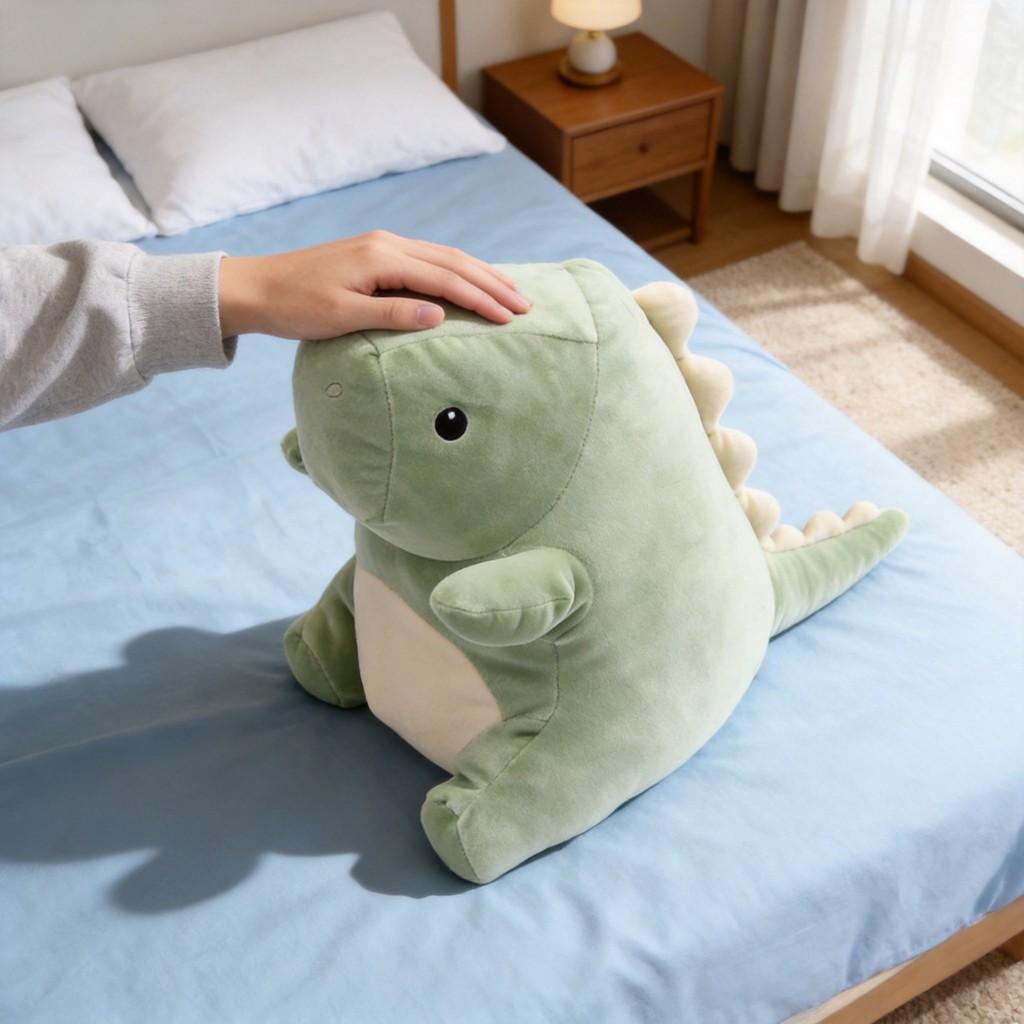Plush Dinosaur Toy With Crystal Soft Material For Kids And Adults