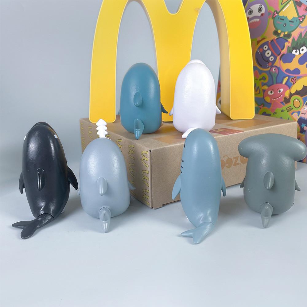 Mofusand Shark Cat Series Pvc Action Figures Model Toys Desktop Gifts Decoration