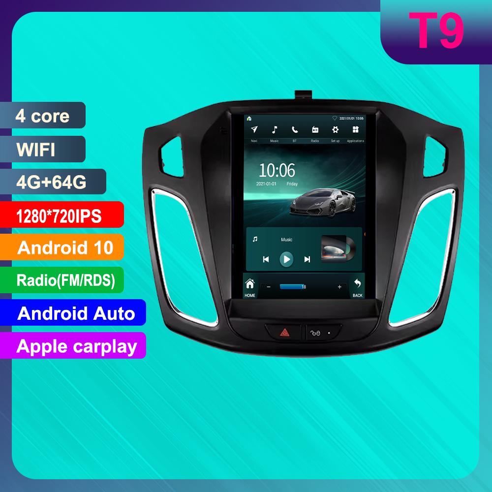 Ford Focus MK3 Navigation System: Android HD GPS with Reverse Camera & CarPlay Compatibility