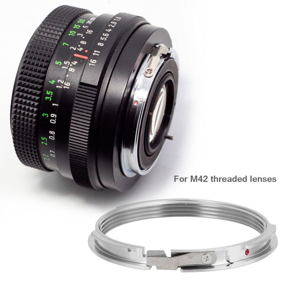 

with Installation Tools Mount Adapter Ring M42 To PK Lens Mount Portable Lens Adapter Ring