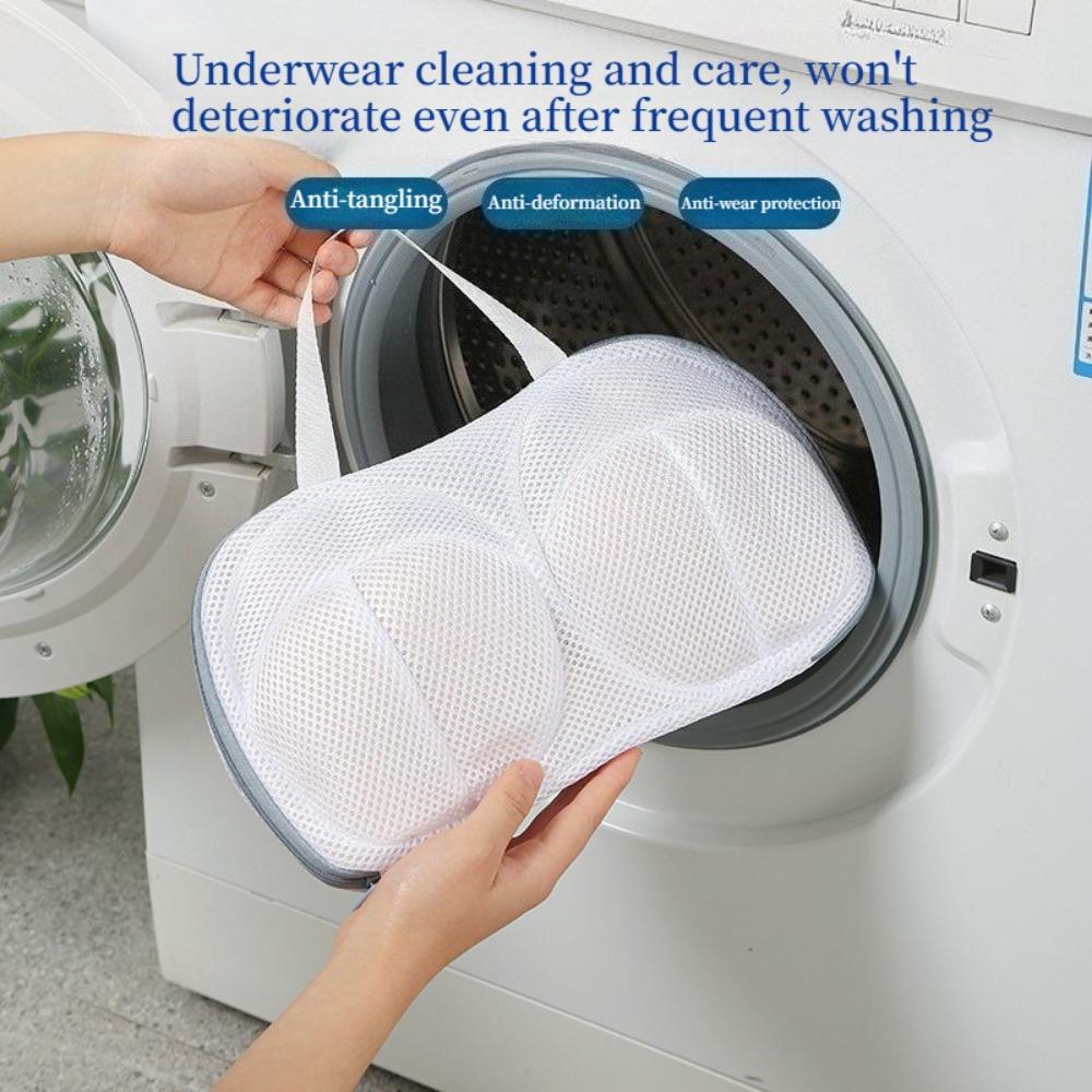 1PC laundry bag bra wash bag household anti-deformation washing machine special wash bag thickened thick mesh underwear mesh pocket