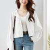 Short Jacket for Women Spring Latest Style Small Hooded Leisure Trendy Top Vintage Style Cardigan Jacket