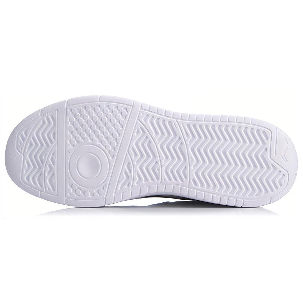 New LiNing Wave Superwave Lite Anti Slip Wear Resistant Low Top Skateboard Shoes Men's White Black Gray AGCQ063-3