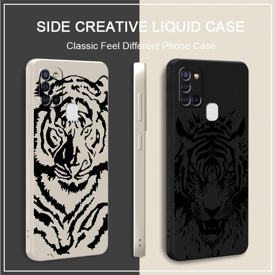 Tiger Cool Case for Samsung Galaxy A22 A52 A11 A12 A15 A16 A51 A13 A14 A35 A34 A36 A26 A24 Phone Cover