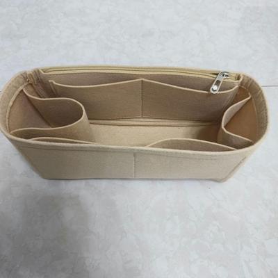 Handgefertigte Make-up-Organizer-Tasche aus Filz mit großem Fassungsvermögen
