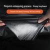 Huixiang Thickened Black Flat-Top Plastic Garbage Bags