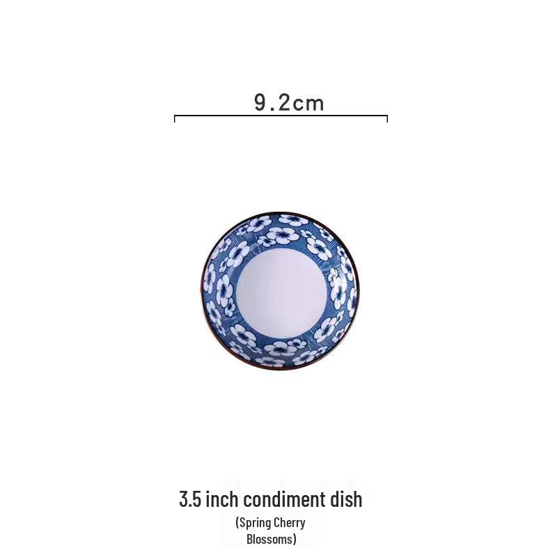Microwaveable Japanese Ceramic Rice and Soup Bowl Set