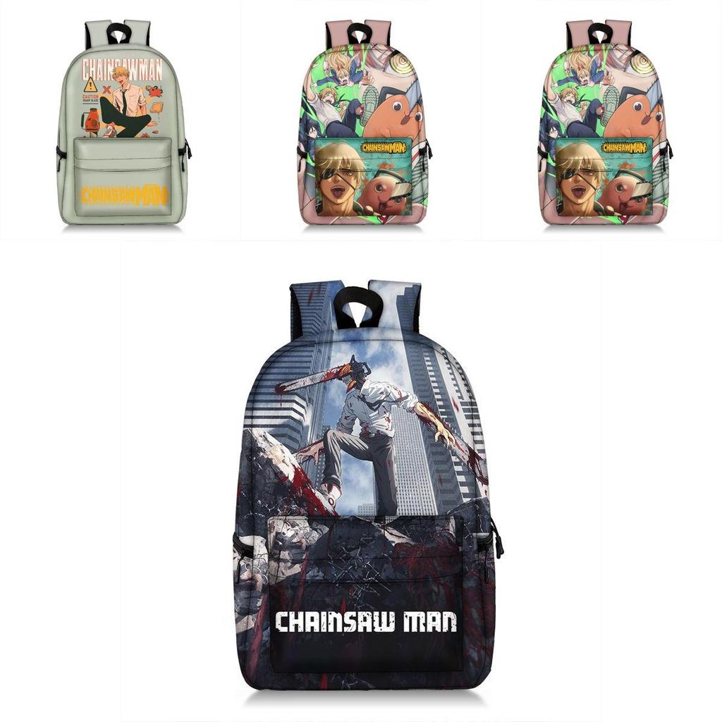 Stunning Child/adult Chainsaw Man Backpack Schoolbag Anime Bag