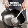 New 24cm Square Refined Iron Wok Pan Non-coating Hammered Frying Pan Skillet Nonstick Flat Bottom Deep Frying Pot for All Stoves