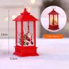 Portable Christmas LED Lights DIY Crafts LED Wind Light Retro Candle Lamp  Christmas Tree