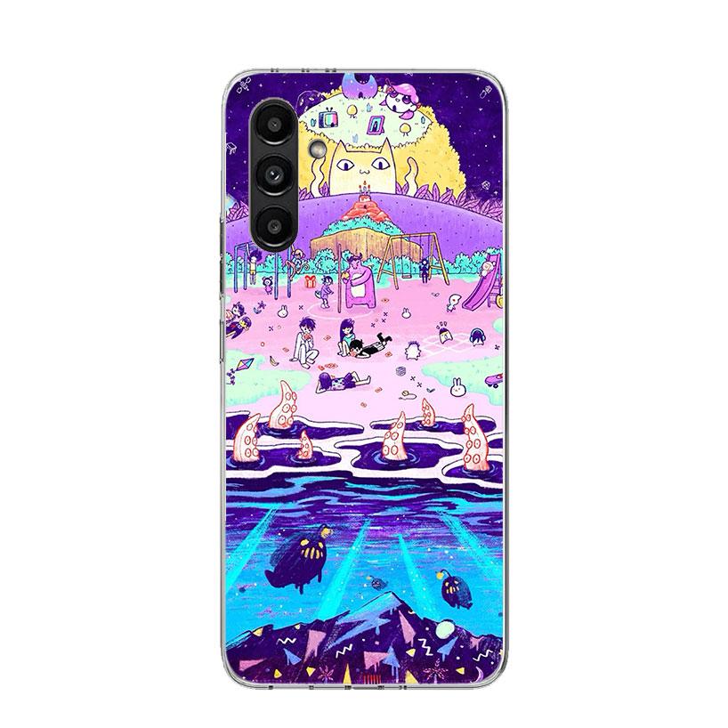 Game O-Omori Cartoon Phone Case For Samsung Galaxy A16 A14 A15 A13 A56 A54 A55 A53 A26 A24 A25 A23 A36 A34 A35 A33 A05S A04S A03