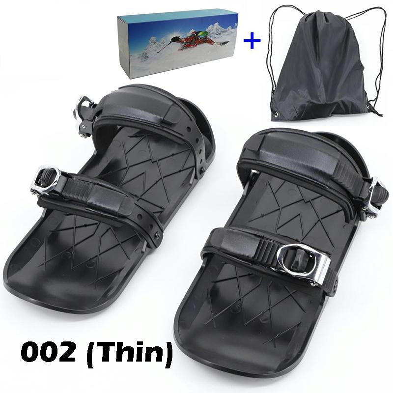 Winter Outdoor Sports Ski Boots with Nylon Metal Buckles and Adjustable Straps Ski Gear