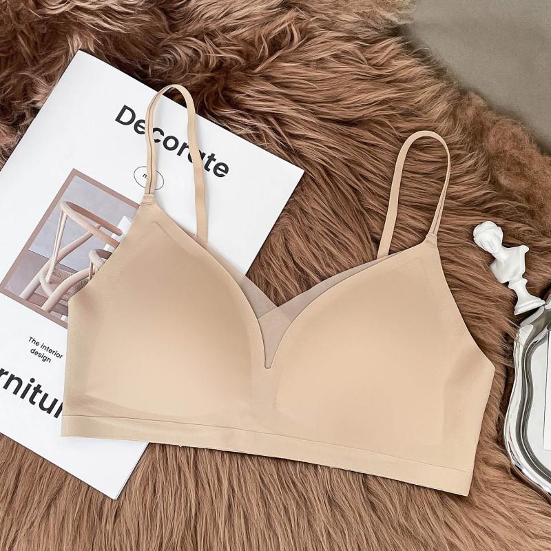 Womens Seamless Underwire Bra Thin Padded Push Up Support Minimizer Daily Wear