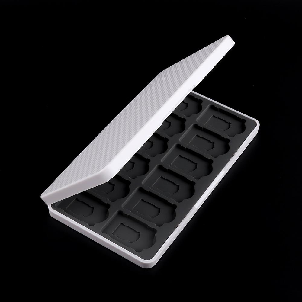 VAORLO Nouveau Nintendo Switch accessoires étui pour cartes de jeu 24 en 1 Switch/Lite motif à carreaux multicolore boîte de rangement pour cartes de jeu