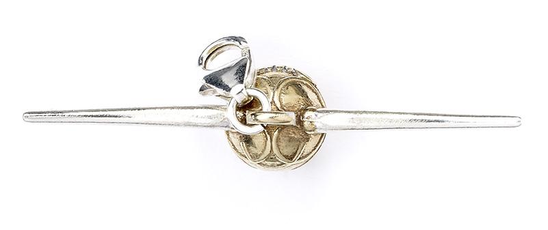 Harry Potter sterling silver Golden snitch clip on charm