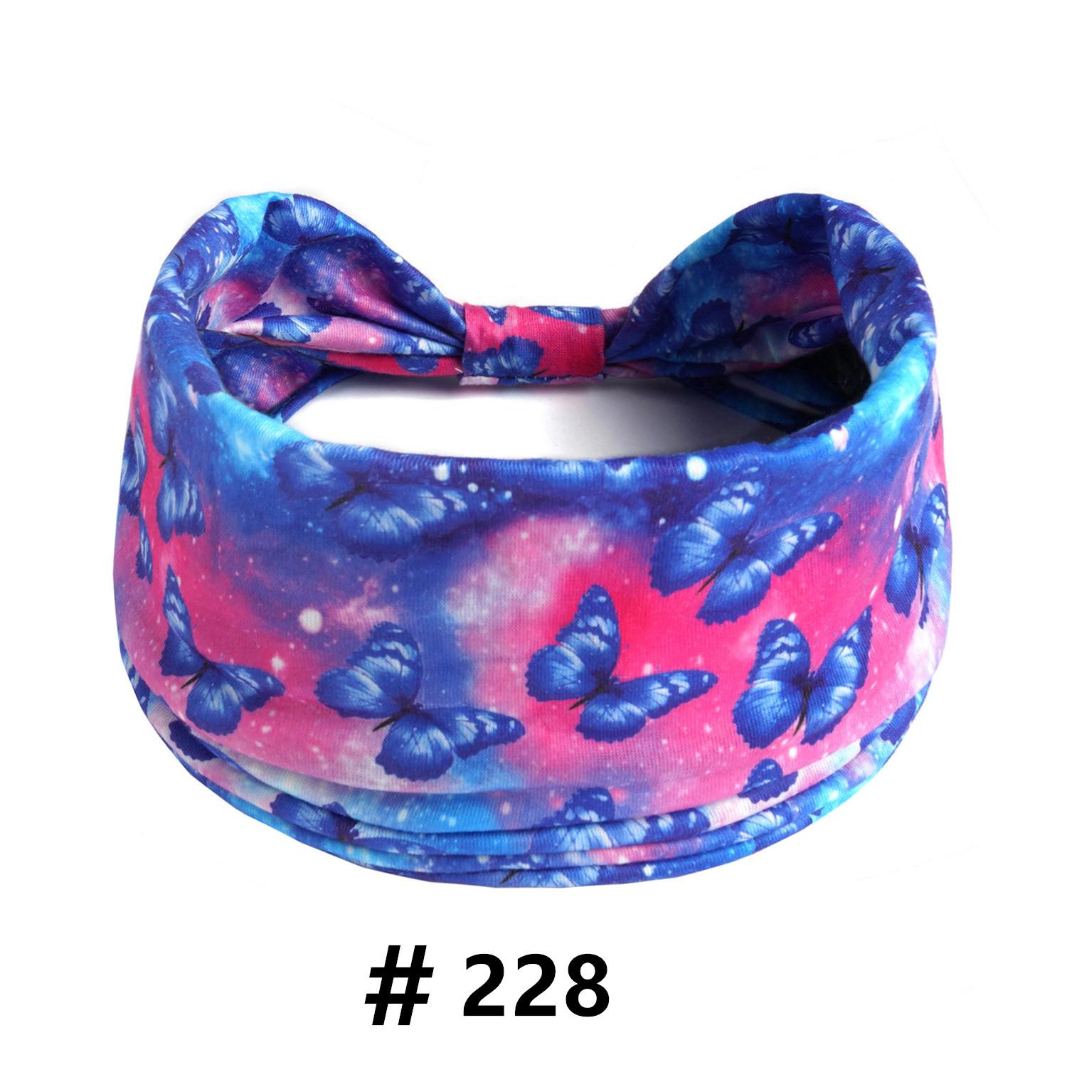 

Повязки на голову в стиле бохо с широким узлом, шарф для волос, повязка для волос с цветочным принтом, эластичный тюрбан, повязка на голову, эластичные повязки на голову, бандана, модные аксессуары для волос для женщин