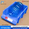 Angled Entry Heavy-Duty Plastic Storage and Organizer Box for Components and Hardware