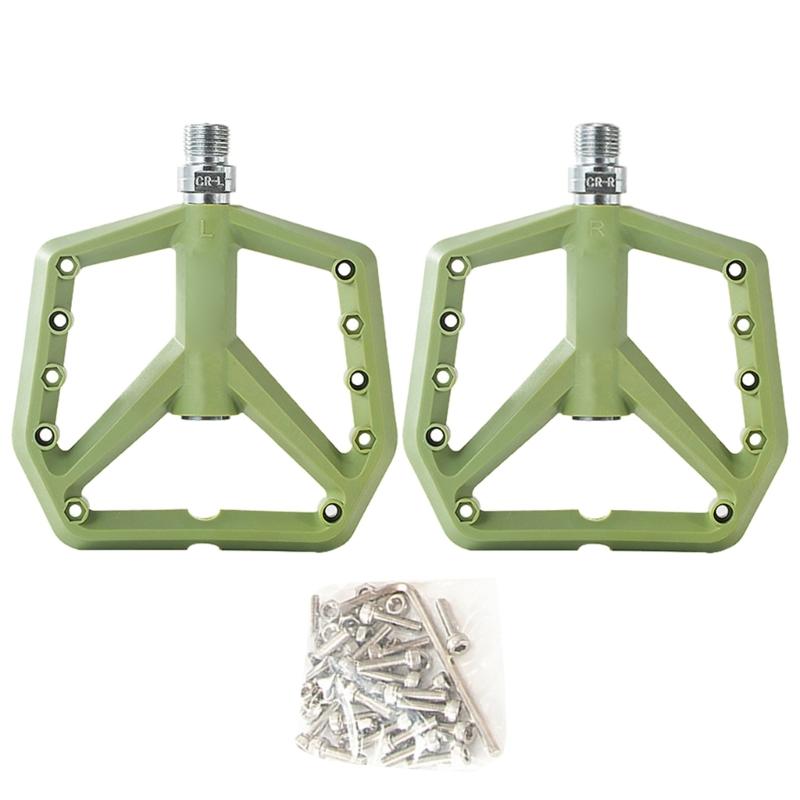 Light Weight Nylon Bicycles Pedal Aluminum Sealed Bearings Road Bike Pedal Replacement NonSlip Mountain Bicycles Pedal