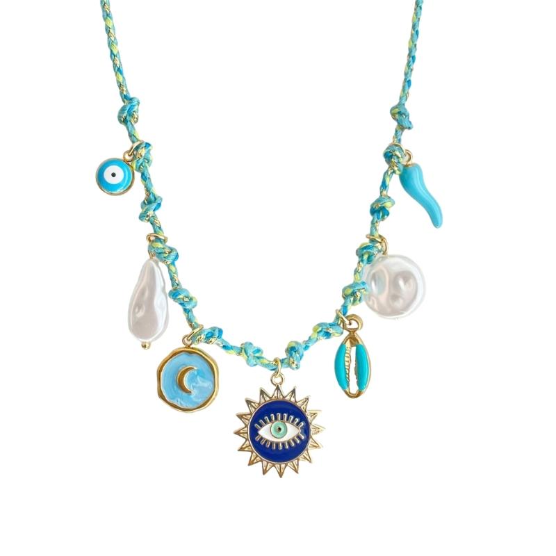 Stylish Ocean Inspired Starfish Pearls Necklace For Women Featuring Sturdy Copper Designs and Unique Pendant Styles