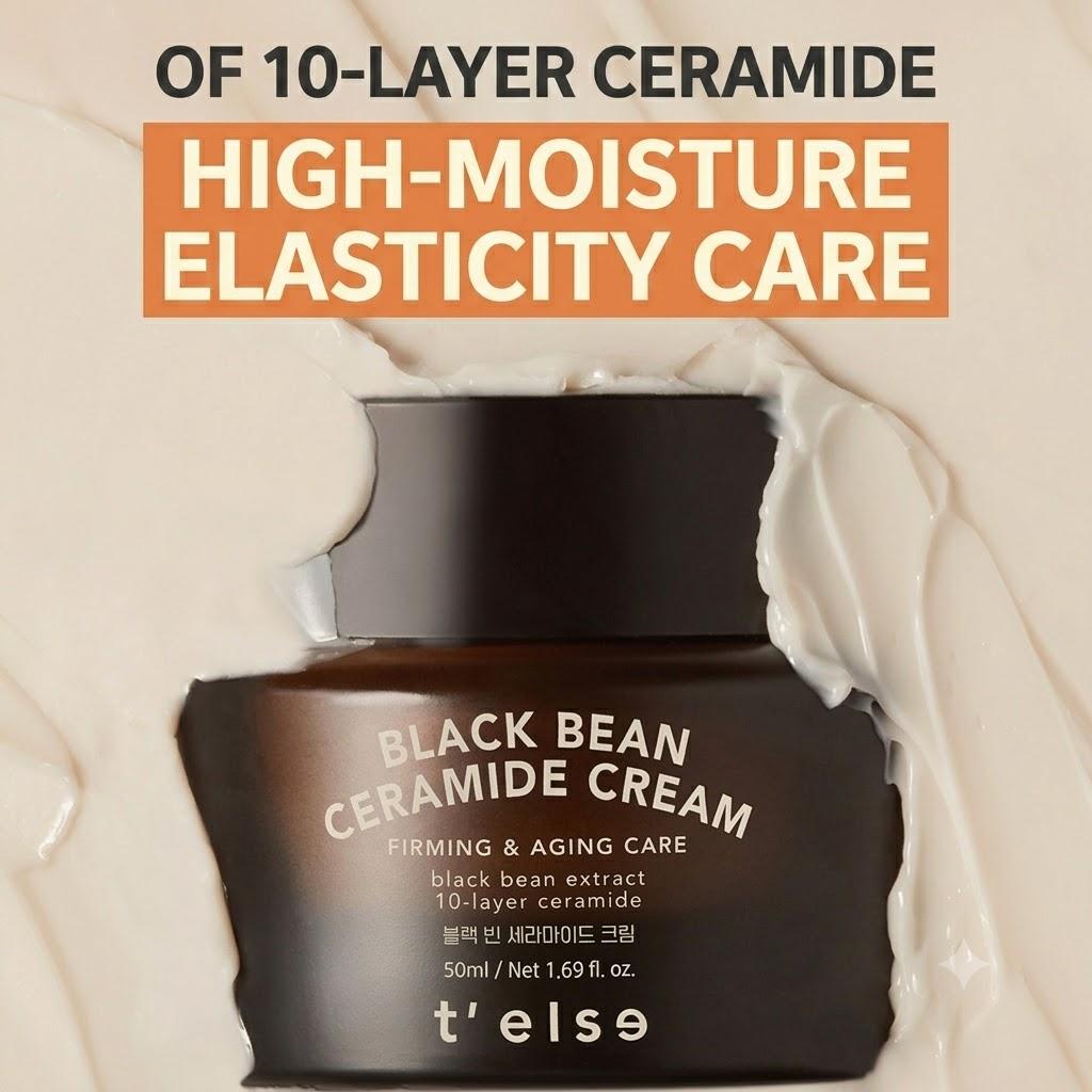 [T'else] Black Bean Ceramide Cream 50ML